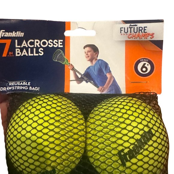 7” inch Franklin Lacrosse Balls - Set of 6 - New in Bag - Picture 4 of 5